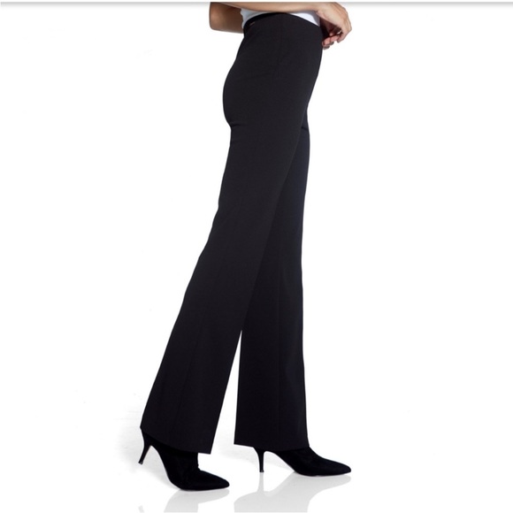 UP! NWT Stretch Crepe Pants Black, Size 4 - Picture 2 of 9